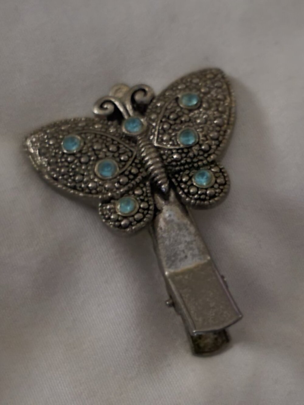 Vintage Butterfly Alligator Clip